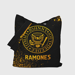 Сумка-шоппер Ramones - gold gradient