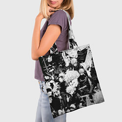 Сумка-шопер Сатору Годжо - Магическая Битва, цвет: 3D-принт — фото 2