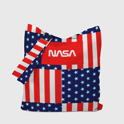 Сумка-шопер NASA usa space logo, цвет: 3D-принт