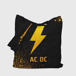 Сумка-шоппер AC DC - gold gradient