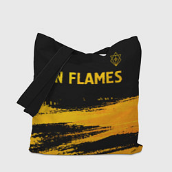 Сумка-шоппер In Flames - gold gradient посередине