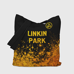 Сумка-шоппер Linkin Park - gold gradient посередине