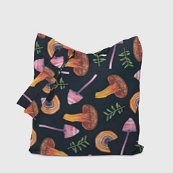 Сумка-шоппер Goblincore - болотные грибы
