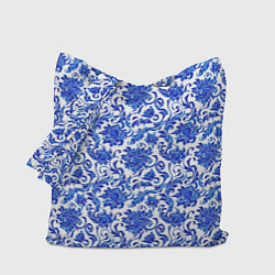 Сумка-шопер Гжель классика, цвет: 3D-принт