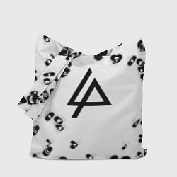 Сумка-шоппер Linkin park краски текстура