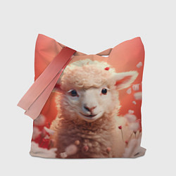 Сумка-шоппер Милая влюбленная овечка