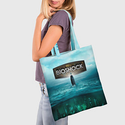 Сумка-шопер BioShock the collection, цвет: 3D-принт — фото 2