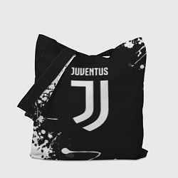 Сумка-шопер Juventus краски белые, цвет: 3D-принт