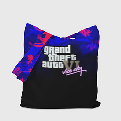 Сумка-шопер GTA vice city tropic game, цвет: 3D-принт