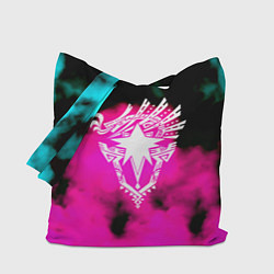 Сумка-шоппер Монстр хантер неоновые фон