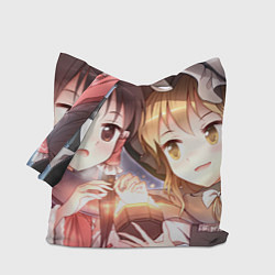 Сумка-шопер Touhou Project Reimu and Marisa, цвет: 3D-принт
