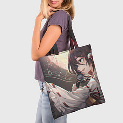 Сумка-шопер Touhou Project Рейму sings, цвет: 3D-принт — фото 2