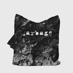 Сумка-шоппер Garbage black graphite