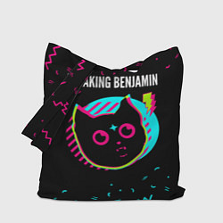 Сумка-шоппер Breaking Benjamin - rock star cat