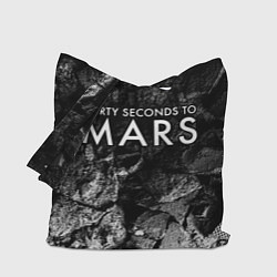 Сумка-шоппер Thirty Seconds to Mars black graphite