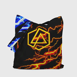 Сумка-шоппер Linkin park storm inside steel