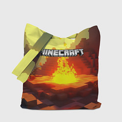 Сумка-шоппер Minecraft костер и лого