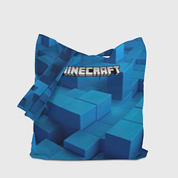 Сумка-шоппер Minecraft синие плиты