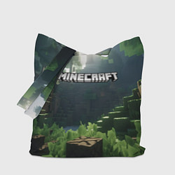 Сумка-шоппер Minecraft logo world