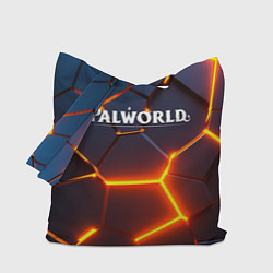 Сумка-шоппер Palworld logo разлом плит