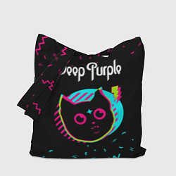 Сумка-шоппер Deep Purple - rock star cat