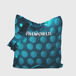 Сумка-шоппер Palworld логотип космический