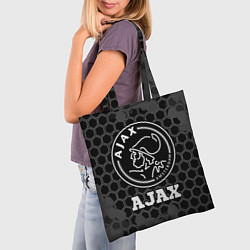 Сумка-шопер Ajax sport на темном фоне, цвет: 3D-принт — фото 2