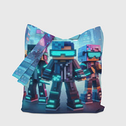 Сумка-шоппер Minecraft - fantasy ai art