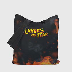 Сумка-шоппер Layers of Fear огненный стиль хоррор