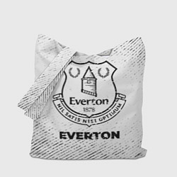 Сумка-шопер Everton с потертостями на светлом фоне, цвет: 3D-принт