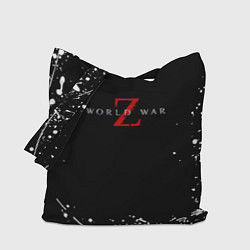 Сумка-шопер World war z краски, цвет: 3D-принт