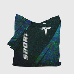 Сумка-шоппер Tesla sport glitch blue