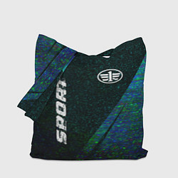 Сумка-шоппер FAW sport glitch blue