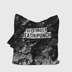 Сумка-шоппер Five Finger Death Punch black graphite