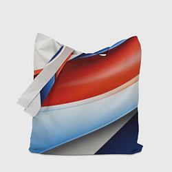 Сумка-шоппер Абстрактный минимализм плавные волнистые линии