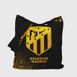 Сумка-шопер Atletico Madrid - gold gradient, цвет: 3D-принт