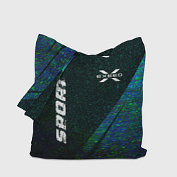 Сумка-шоппер Exeed sport glitch blue