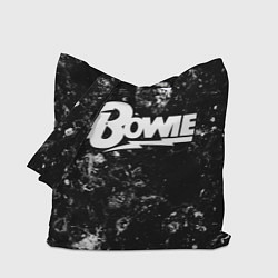 Сумка-шопер David Bowie black ice, цвет: 3D-принт