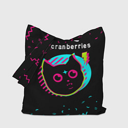 Сумка-шопер The Cranberries - rock star cat, цвет: 3D-принт