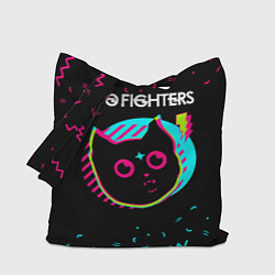 Сумка-шоппер Foo Fighters - rock star cat