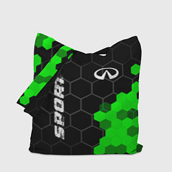 Сумка-шоппер Infiniti green sport hexagon