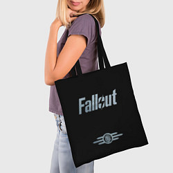 Сумка-шопер Fallout - Logo, цвет: 3D-принт — фото 2