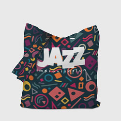 Сумка-шопер Jazz improvisation, цвет: 3D-принт
