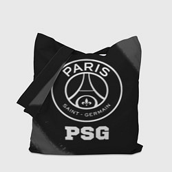 Сумка-шопер PSG sport на темном фоне, цвет: 3D-принт