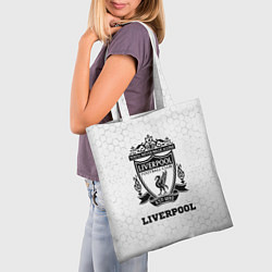 Сумка-шопер Liverpool sport на светлом фоне, цвет: 3D-принт — фото 2