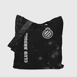 Сумка-шоппер Club Brugge sport на темном фоне вертикально
