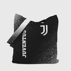 Сумка-шоппер Juventus sport на темном фоне вертикально