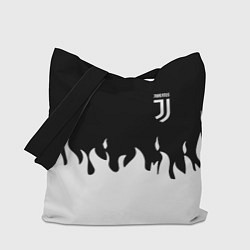 Сумка-шопер Juventus fire, цвет: 3D-принт