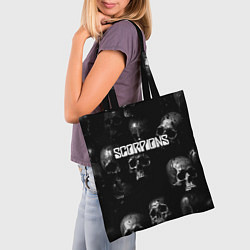 Сумка-шопер Scorpions logo rock group, цвет: 3D-принт — фото 2