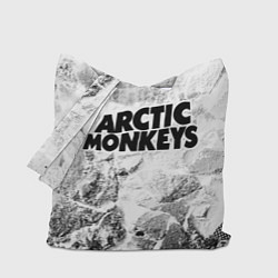 Сумка-шоппер Arctic Monkeys white graphite